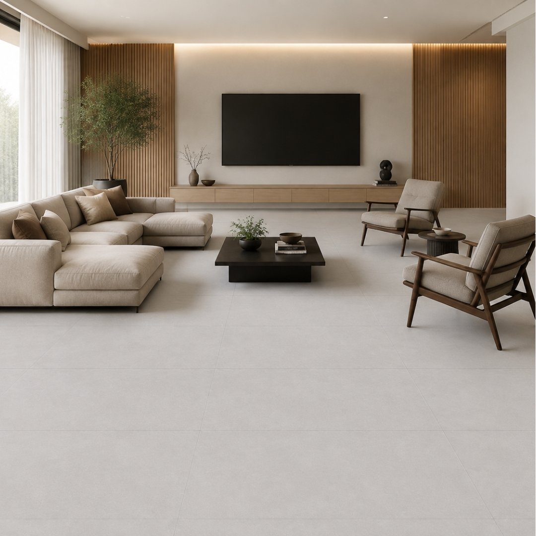 AL Zambia Natural Plain and texture Living Area Tiles - My Home Studio